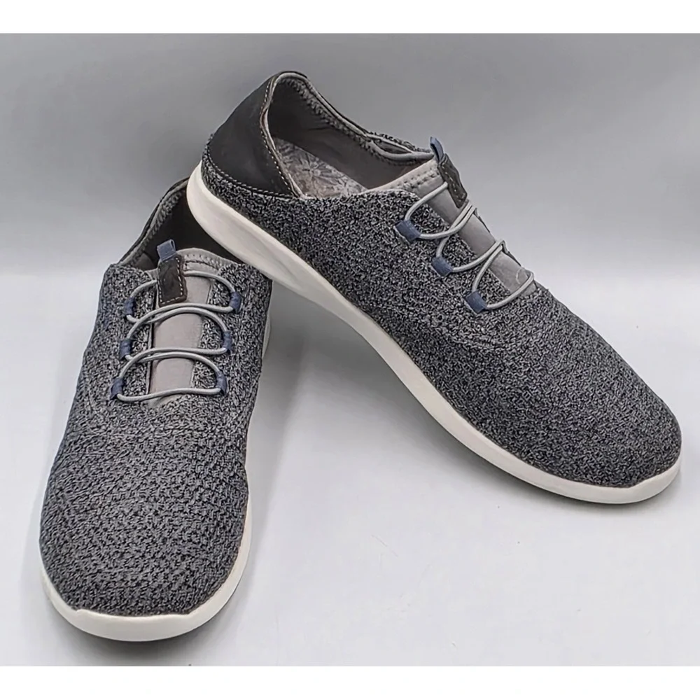 Olukai Alapa Li Keu Mens Gray Blue Mesh Slip On Casual Sneakers Shoes Size 10 M